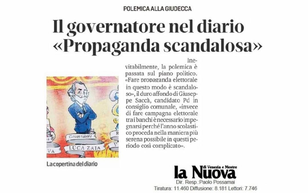 Lasciate le scuole fuori dalla propaganda