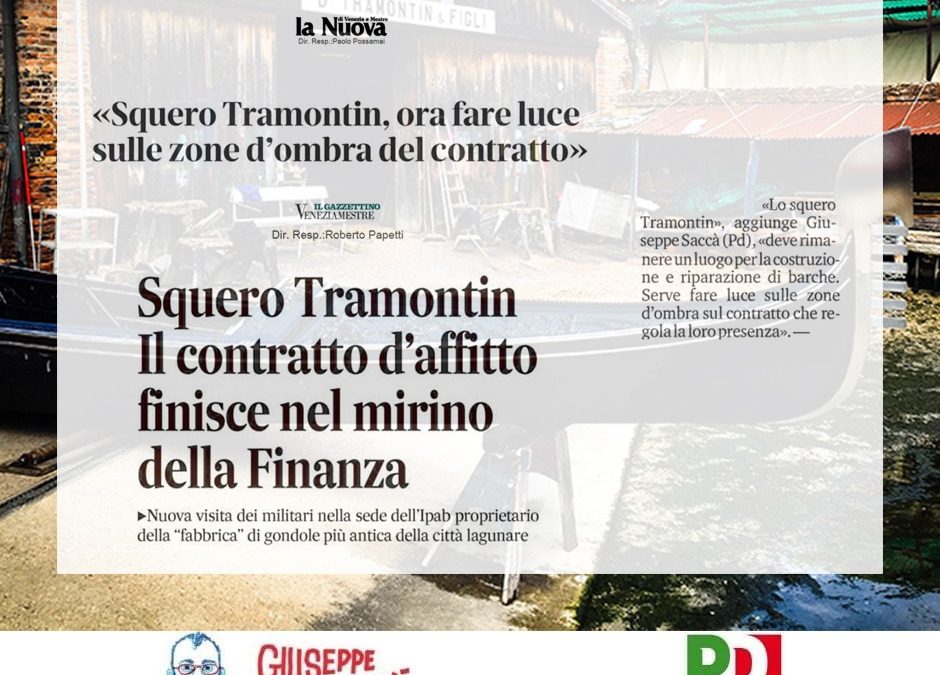 Squero Tramontin, bisogna fare chiarezza